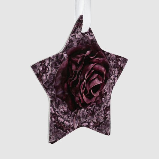 Rose Mandala Ornament (Vorderseite)