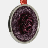 Rose Mandala Ornament Aus Metall (Rechts)