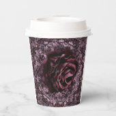 Rose Mandala Pappbecher (Rückseite)