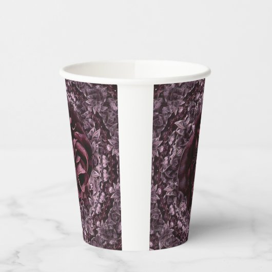 Rose Mandala Pappbecher (Links)