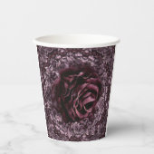 Rose Mandala Pappbecher (Vorderseite)