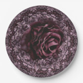 Rose Mandala Pappteller (Vorderseite)