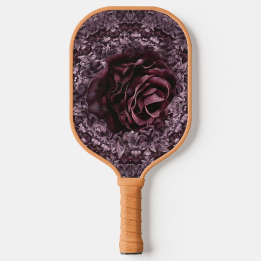 Rose Mandala Pickleball Schläger (Vorderseite)