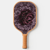 Rose Mandala Pickleball Schläger (Rückseite)