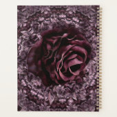 Rose Mandala Planer (Rückseite)