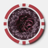 Rose Mandala Pokerchips (Vorderseite)