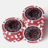 Rose Mandala Pokerchips (Stapel)
