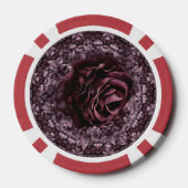 Rose Mandala Pokerchips (Rückseite)
