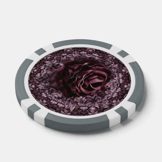 Rose Mandala Pokerchips (Einzeln)