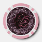 Rose Mandala Pokerchips (Rückseite)