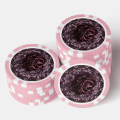 Rose Mandala Pokerchips (Stapel)