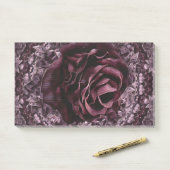 Rose Mandala Post-it Klebezettel (Auf Schreibtisch)