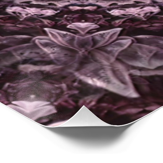 Rose Mandala Poster (Ecke)