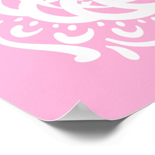 Rose Mandala Poster (Ecke)