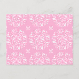 Rose Mandala Postkarte