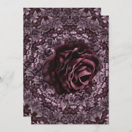 Rose Mandala Programm (Vorne/Hinten)