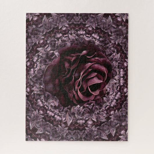 Rose Mandala Puzzle (Vertikal)