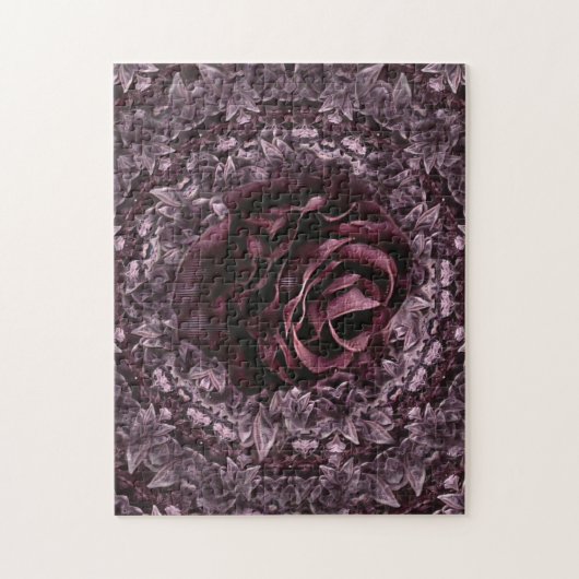 Rose Mandala Puzzle (Vertikal)
