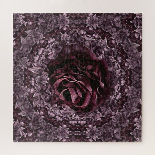 Rose Mandala Puzzle (Horizontal)