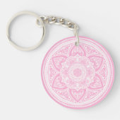 Rose Mandala Schlüsselanhänger (Vorderseite)