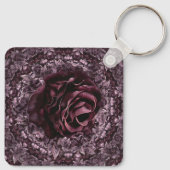 Rose Mandala Schlüsselanhänger (Rückseite)