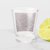 Rose Mandala Schnapsglas (Rückseite)