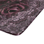 Rose Mandala Schneidebrett (Ecke)