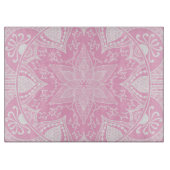 Rose Mandala Schneidebrett (Vorderseite)