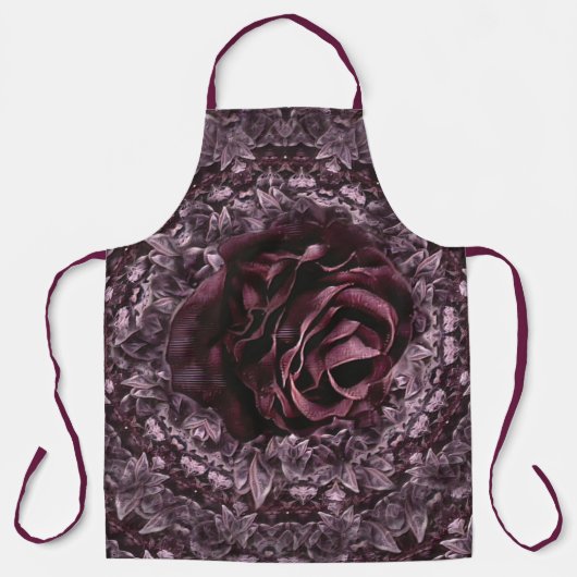 Rose Mandala Schürze (Vorderseite)
