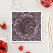 Rose Mandala Serviette (Beispiel)
