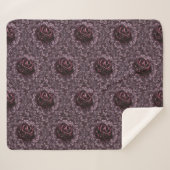 Rose Mandala Sherpadecke (Vorderseite (Horizontal))