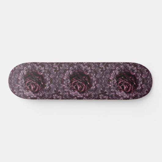 Rose Mandala Skateboard (Horizontal)