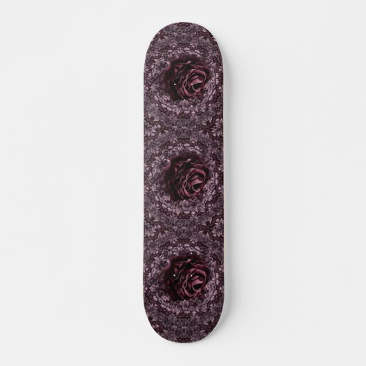 Rose Mandala Skateboard (Vorne)