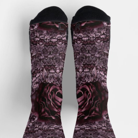 Rose Mandala Socken (Oben)