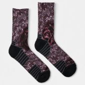 Rose Mandala Socken (Rechts)
