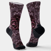 Rose Mandala Socken (Gewinkelt)