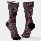 Rose Mandala Socken (Gewinkelt)