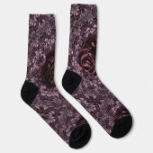 Rose Mandala Socken (Rechts)