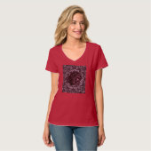 Rose Mandala T-Shirt (Vorderseite Vollansicht)