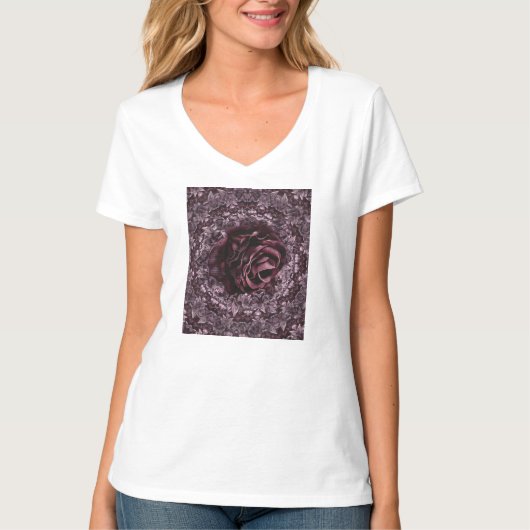 Rose Mandala T-Shirt (Vorderseite)