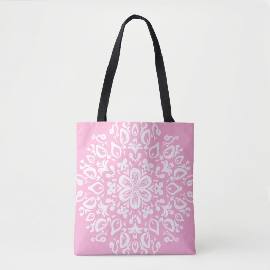 Rose Mandala Tasche (Vorderseite)