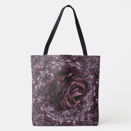 Rose Mandala Tasche (Vorderseite)