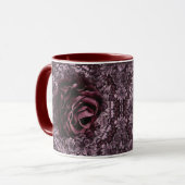 Rose Mandala Tasse (Vorderseite Links)