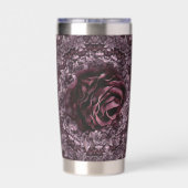 Rose Mandala Thermobecher (Rückseite)