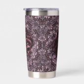 Rose Mandala Thermobecher (Rechts)