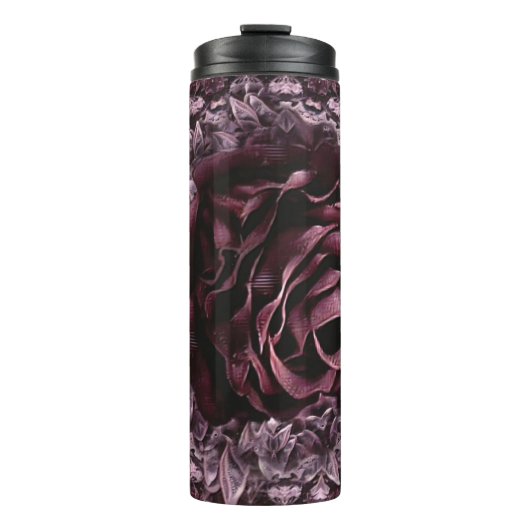 Rose Mandala Thermosbecher (Vorderseite)