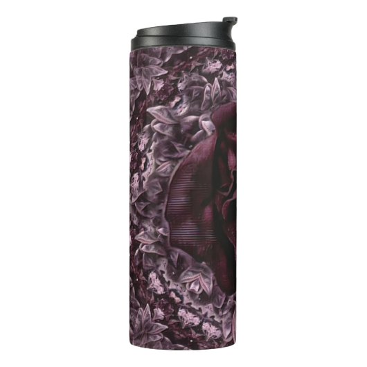 Rose Mandala Thermosbecher (Nach links gedreht)