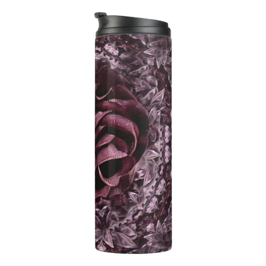 Rose Mandala Thermosbecher (Nach rechts gedreht)