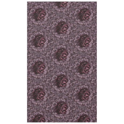 Rose Mandala Tischdecke (Vorderseite)