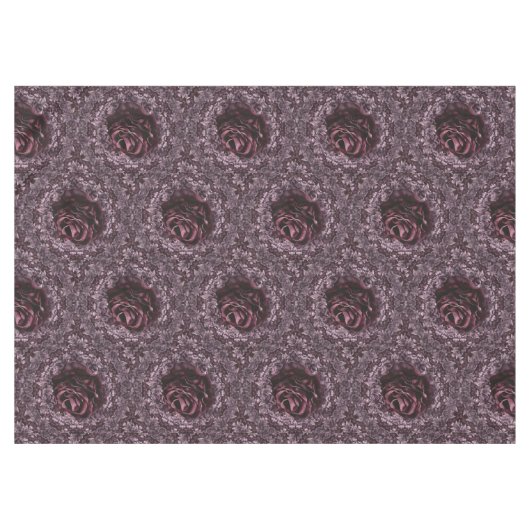 Rose Mandala Tischdecke (Vorderseite (Horizontal))